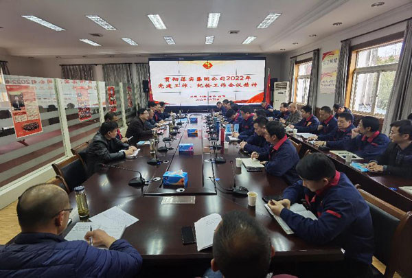 公司召開會(huì)議傳達(dá)集團(tuán)公司黨建工作、紀(jì)檢工作會(huì)議精神